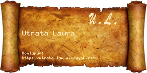 Utrata Laura névjegykártya